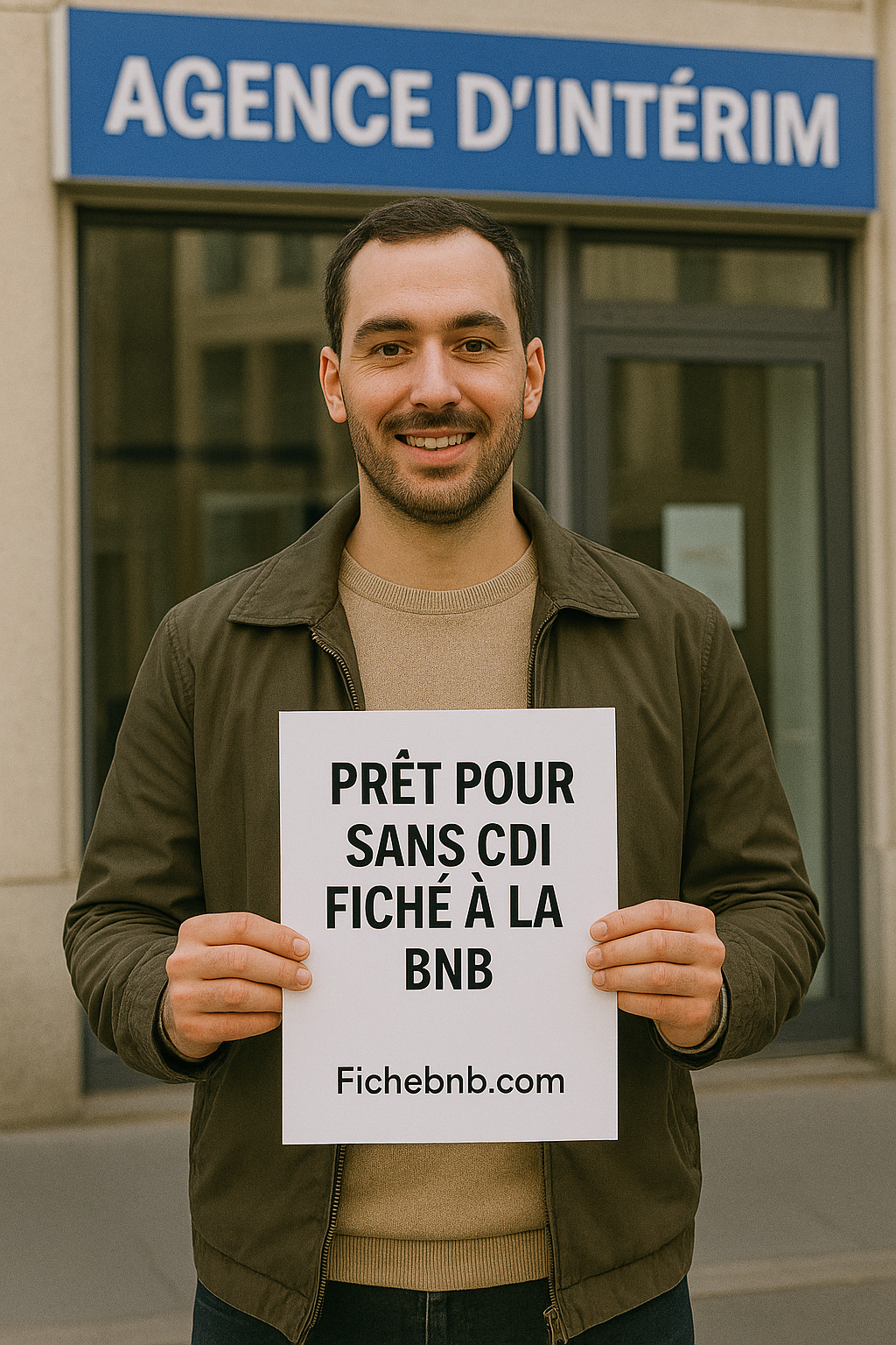 PRÊT SANS CDI OU INTÉRIMAIRE FICHÉ BNB