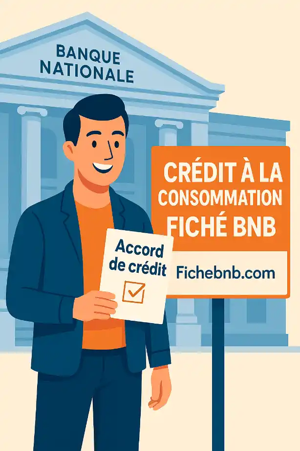 CRÉDIT À LA CONSOMMATION POUR FICHÉ BNB