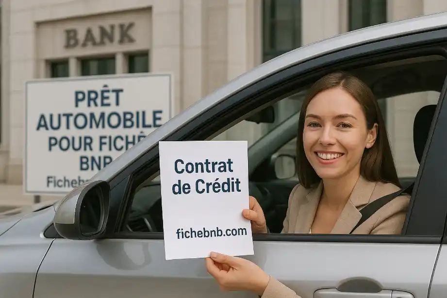 PRÊT AUTO POUR FICHÉ À LA BNB