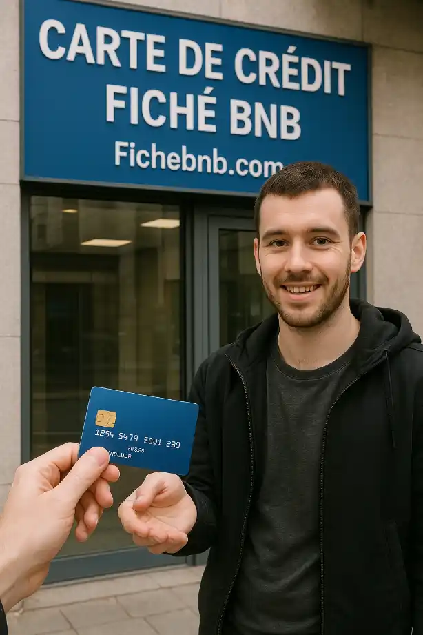 CARTE DE CRÉDIT POUR FICHÉ BNB