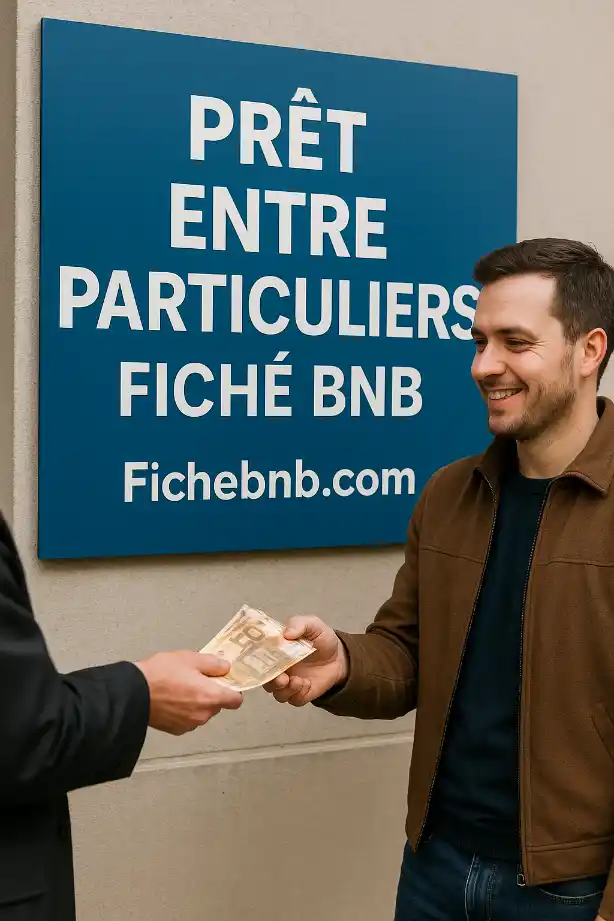 PRÊT ENTRE PARTICULIER POUR FICHÉ BNB