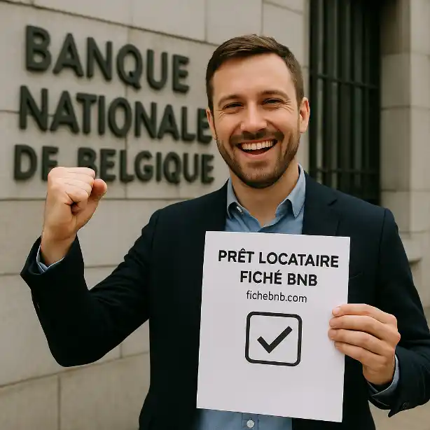 PRÊT POUR LOCATAIRE FICHÉ À LA BNB
